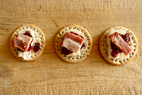 brie and bacon canape