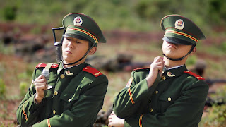 immature Chinese soldiers