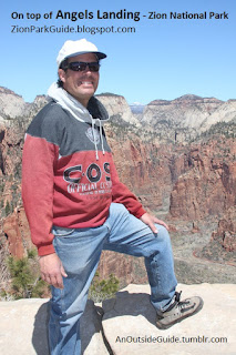 Angels Landing Hike - Zion National Park - Standing on top of Angels Landing