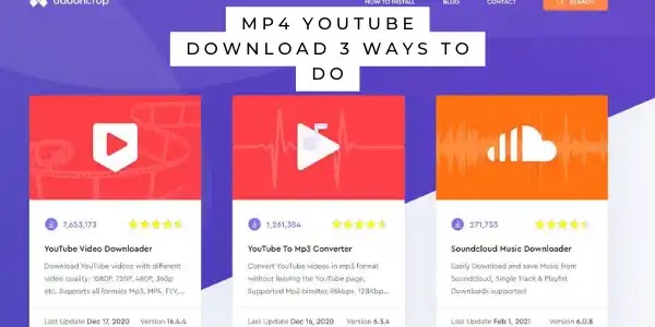 Mp4 youtube download 3 ways to do