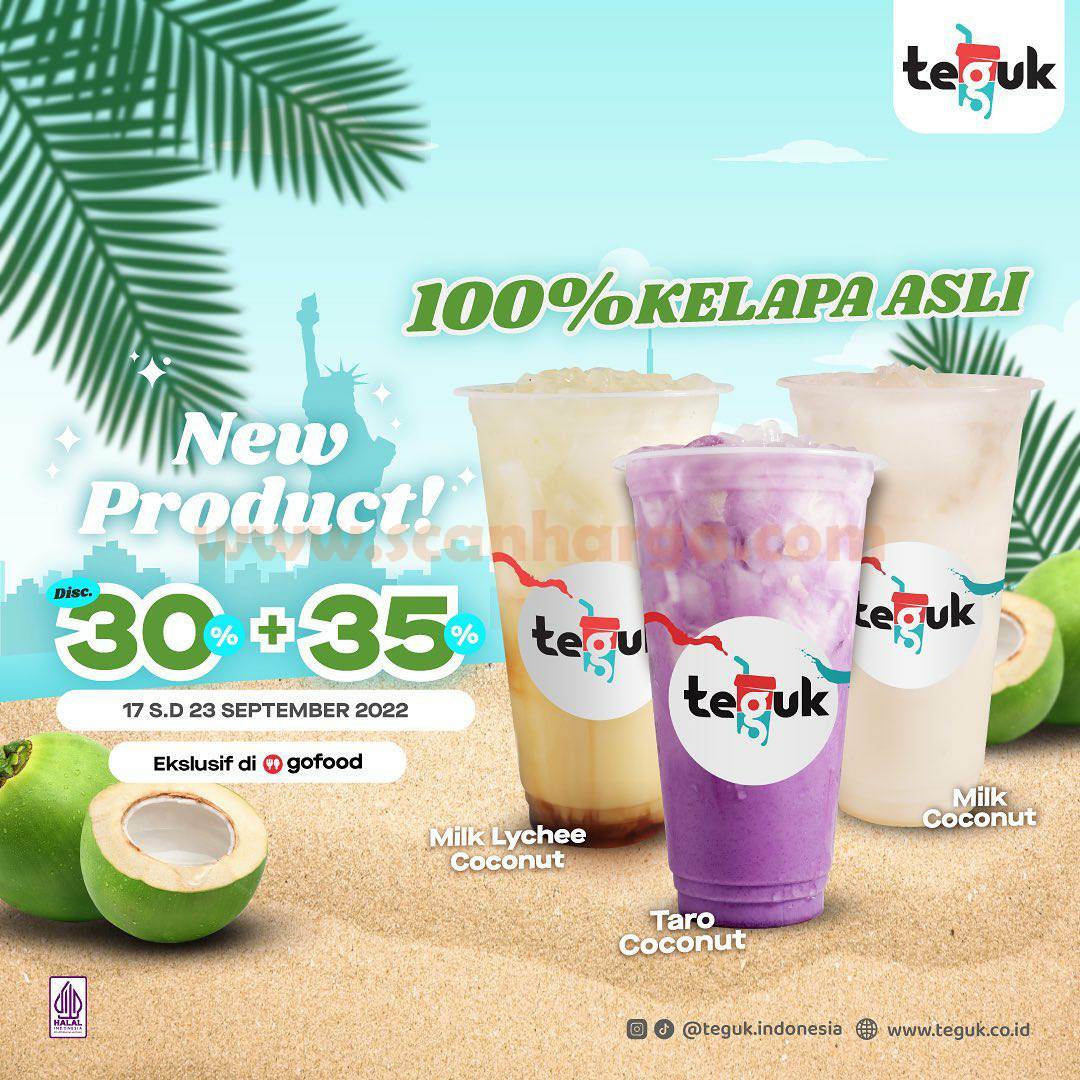 Promo TEGUK Coconut Series Diskon 30% via GOFOOD