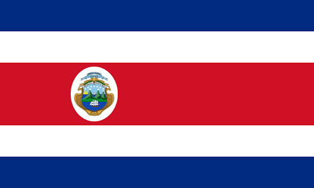 Bendera negara Kosta Rika