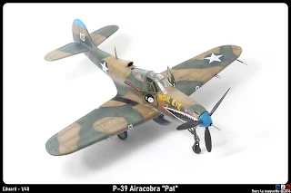 Maquette du P-39 Pat d'Eduard au 1/48.