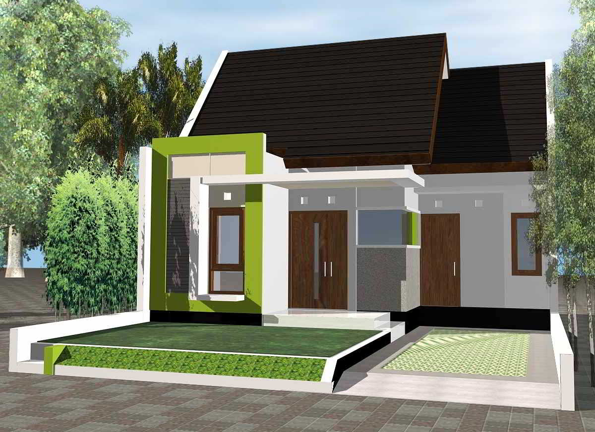 64 Desain  Rumah  Minimalis Dapur Di Depan Desain  Rumah  