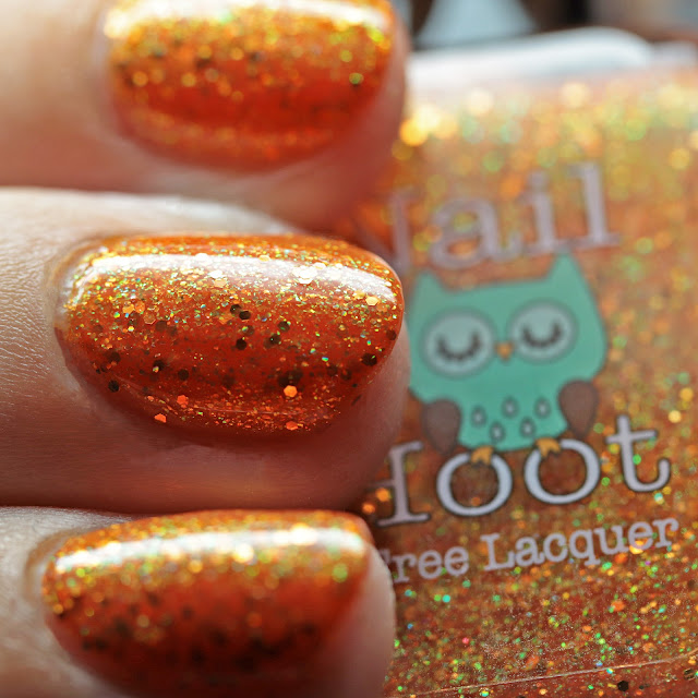 Nail Hoot Indie Lacquers Jack of the Lantern