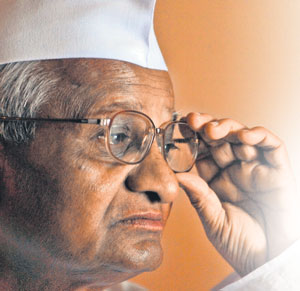 anna hazare photos