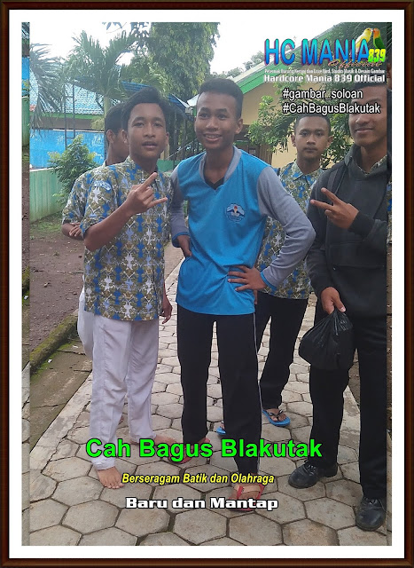 Gambar Siswa-Siswi SMA Negeri 1 Ngrambe Cover Batik - Buku Album Gambar Soloan Edisi 9