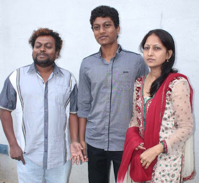 Sadhu Kokila  with son  Suraag and wife 