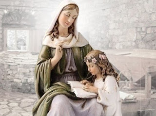 Ninth day of the novena to saint Anne, novena to the grandmother of Jesus, novena to the mother of the blessed virgin Mary