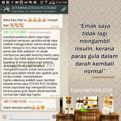 RCC Stevia Sweetner, gula semulajadi, sila sihat, dramaticuniq