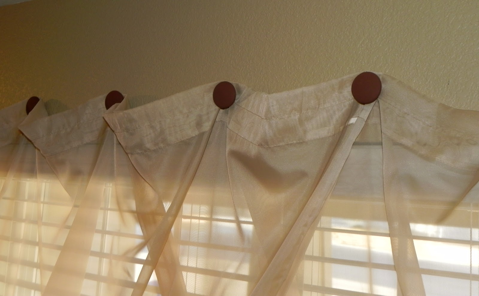 Hanging A Curtain Rod Without A Drill 