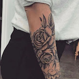 Tattoos Sunflower And Roses