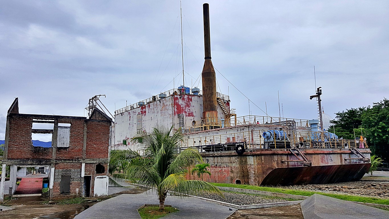 PLTD Apung 1 Power Ship in Banda Aceh