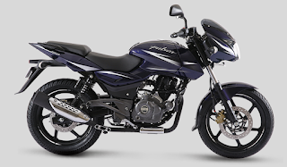 Bajaj Pulsar 180 Nuclear Blue color