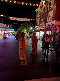Evil Clown Scare Actors CarnEvil Scare Zone Fright Fest Halloween Six Flags New England