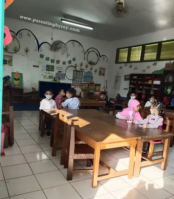 Ruang kelas TK Mutiara TPJ