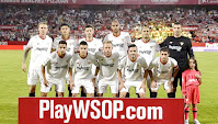 SEVILLA F. C. - Sevilla, España - Temporada 2017-18 - Kjaer, Joaquín Correa, Clement Lenglet, N'Zonzi, Guido Pizarro y David Soria; Ben Yedder, Corchia, Krohn-Dehli, Pablo Sarabia y Sergio Escudero. SEVILLA F. C. 2 (Ben Yedder, Pablo Sarabia) C. D. LEGANÉS 1 (Szymanowski). 28/10/2017. Campeonato de Liga de 1ª División, jornada 10. Sevilla, estadio Ramón Sánchez Pizjuán.