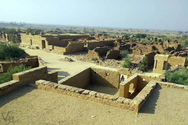 The remains of the abandoned village of Kuldhara