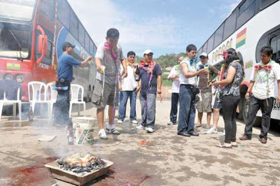 Martes de Ch'alla en Bolivia