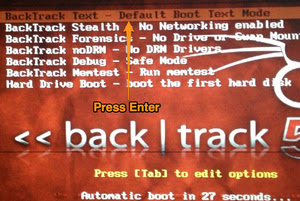 graphical interface of backtrack