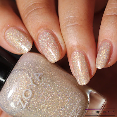 Nail polish swatches and review of Brighton from the Zoya Bridal Bliss collection