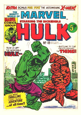 The Mighty World of Marvel #49, Hulk vs Thing