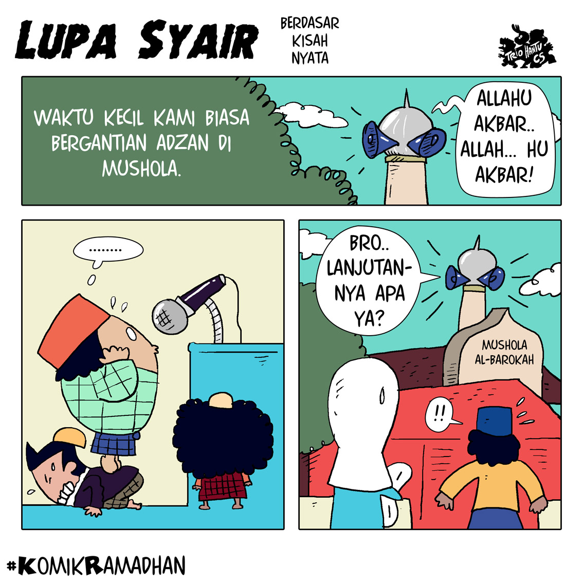 Komik Strip Puasa dan lebaran 2015