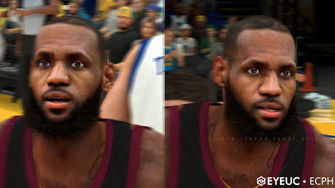 LeBron James Cyberface by ECPH | NBA 2K22