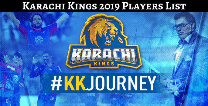 KARACHI KINGS DETAIL OF TEAM 2019