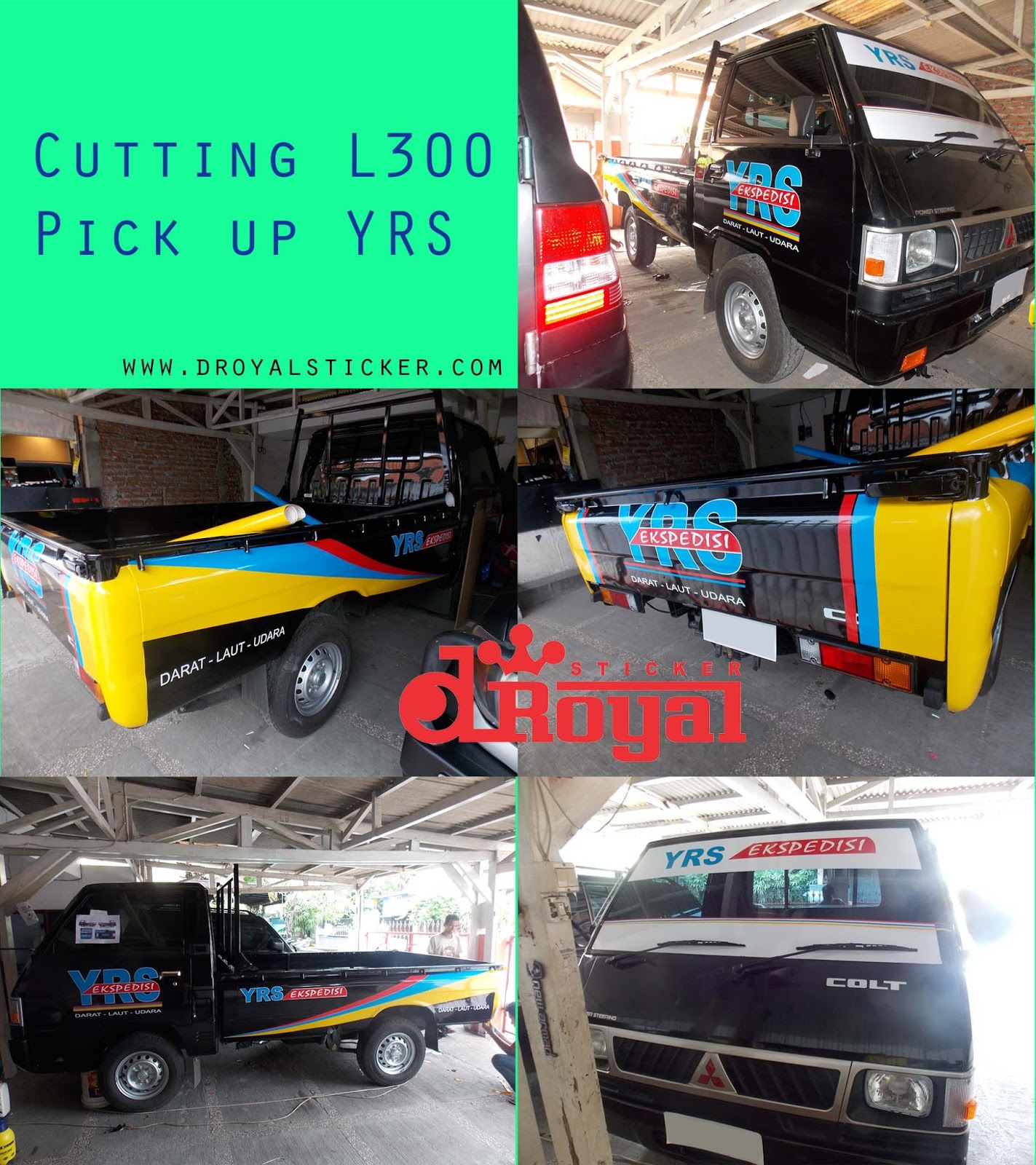 Top Cutting Sticker Mobil Pick Up L300 Terbaru Modifotto