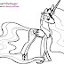 Coloriage De My Little Pony Princesse Luna