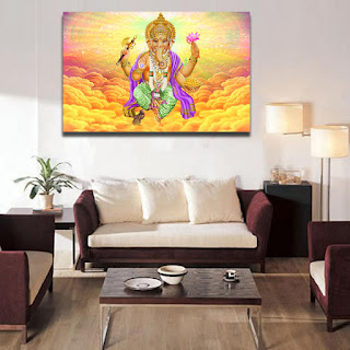 Lord Ganesha Paintings on Canvas