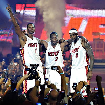 lebron james heat jersey. LeBron and the Heat are in