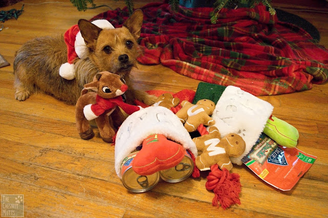 Jada with her stocking stuffers