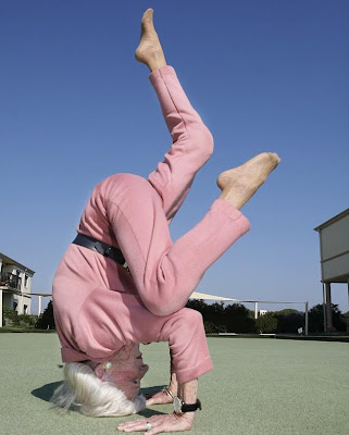 The yoga supergran who can still assume the lotus position at the age of 83 Seen On www.coolpicturegallery.net