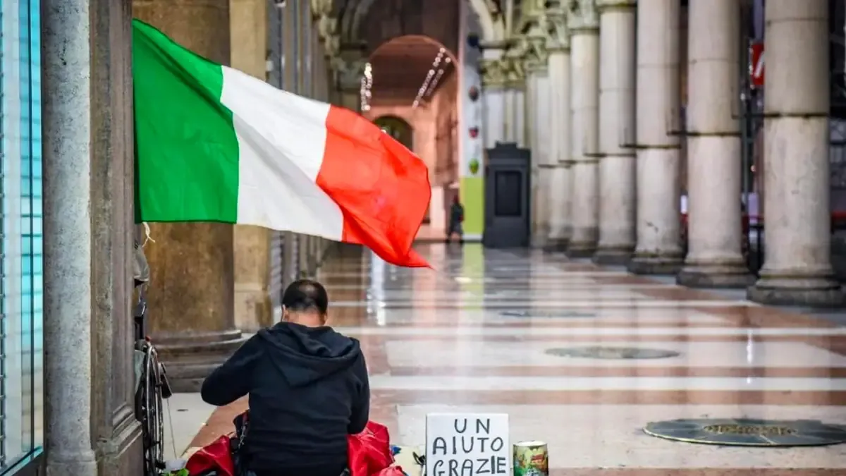 Rischio povertà in calo in Italia