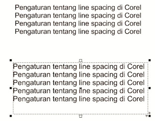 Dua jenis teks pada corel draw