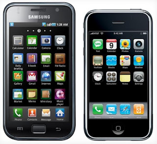 Samsung Galaxy S e Apple iPhone 3GS