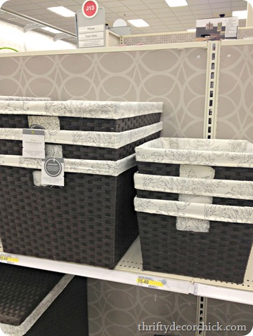 pretty storage bins