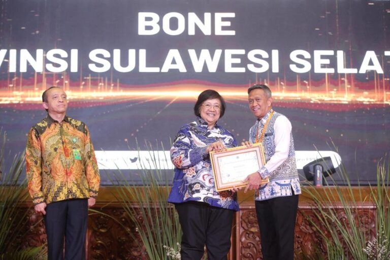 Pemkab Bone Raih Penghargaan Proklim Tahun 2023