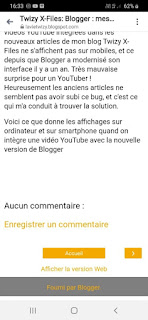 Blogger : mes vidéos ne s'affichaient plus sur mobiles mais j'ai résolu le problème !