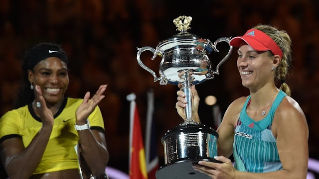 Kerber stuns Serena to win Australian Open final