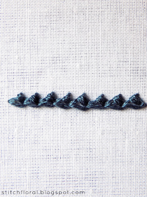 Mountmellick stitch tutorial