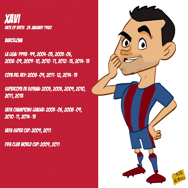 Xavi Cartoon