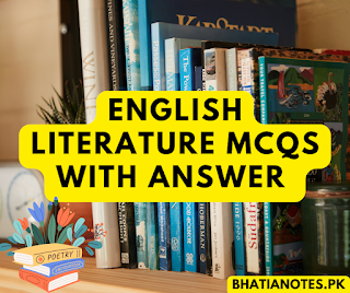 English Literature mcqs with answer