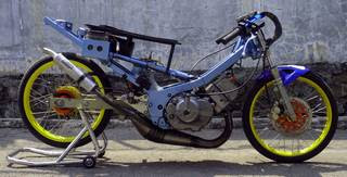 walpaper drag modification satria fu 150