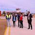 Gobernador Ruiz junto a Intendente Milad visitan obras de mejoramiento de Aeródromo El Boldo