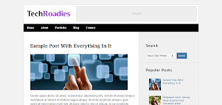 Tech Roadies Free Premium Blogger Template