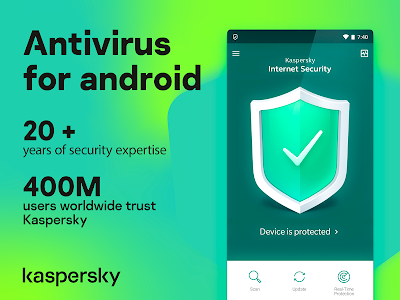 تحميل تطبيق مضاد الفيروسات الشهير كاسبرسكي مع مفاتيح التفعيل Kaspersky Mobile Antivirus: AppLock & Web Security (Key Premium) Apk