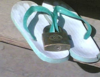 shoes or sandal lock